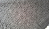 Back of quilt